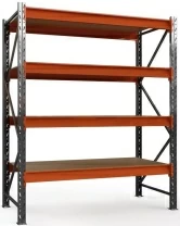 Стеллаж металлический Оптима 3000x1680x785/4 F