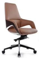 Кресло Аура-M FK005-B (натуральная кожа светло-коричневая)