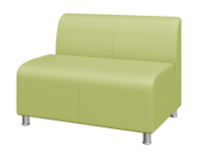 Модуль двухместный Микс (Ecotex 3006 фисташковый кожзам)